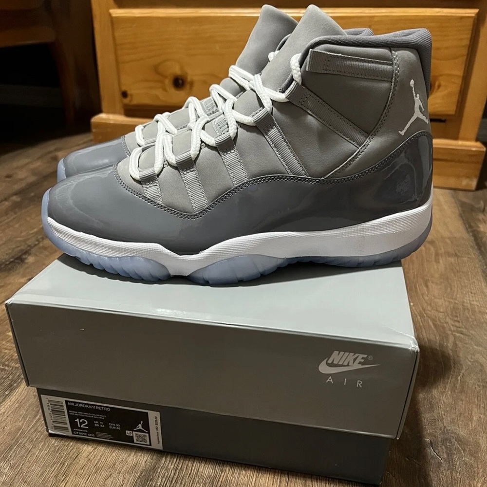 Jordan 11 Cool Grey Deadstock Size 12